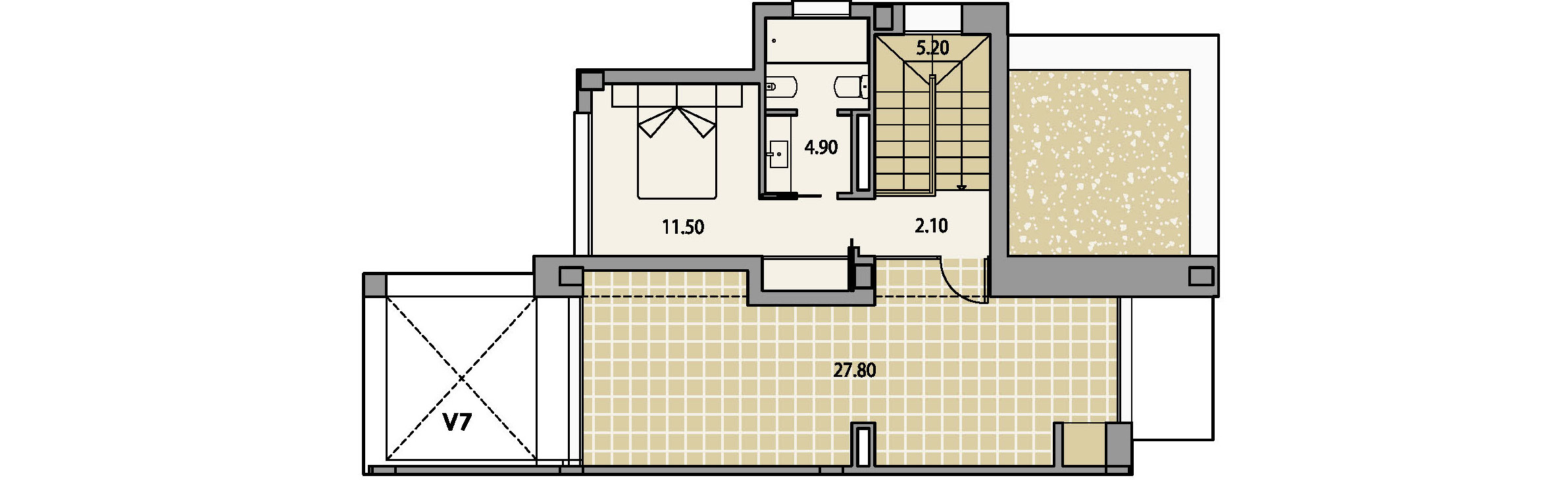 La_Perla_v7_2 Mar Menor – La Perla Beach Resort, 3 dormitorios, Piso