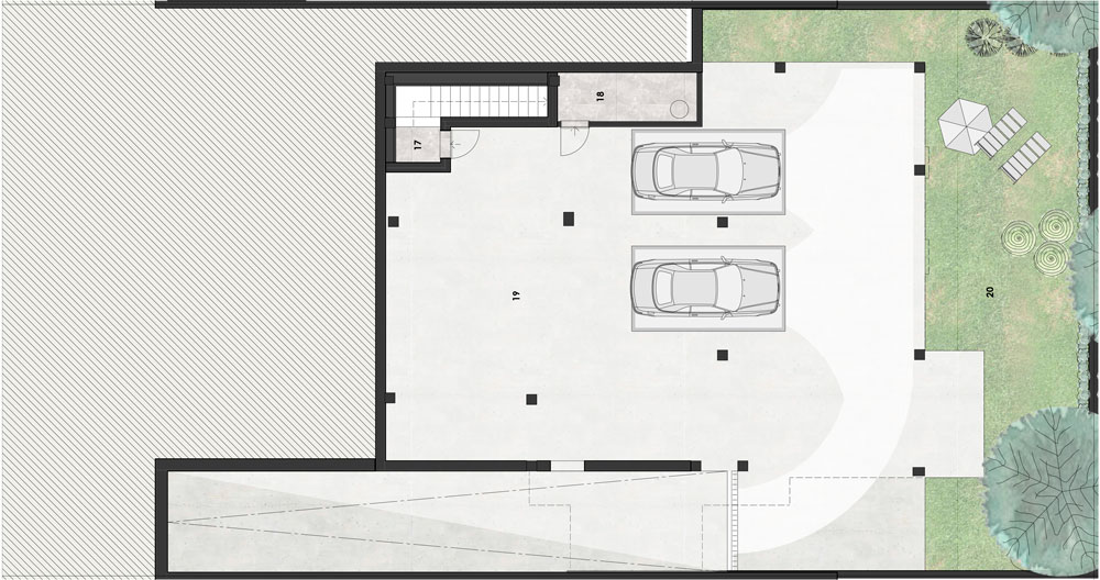 Murcia Montevida – Villas Buenavista, 4 dormitorios, modelo Base, Sótano